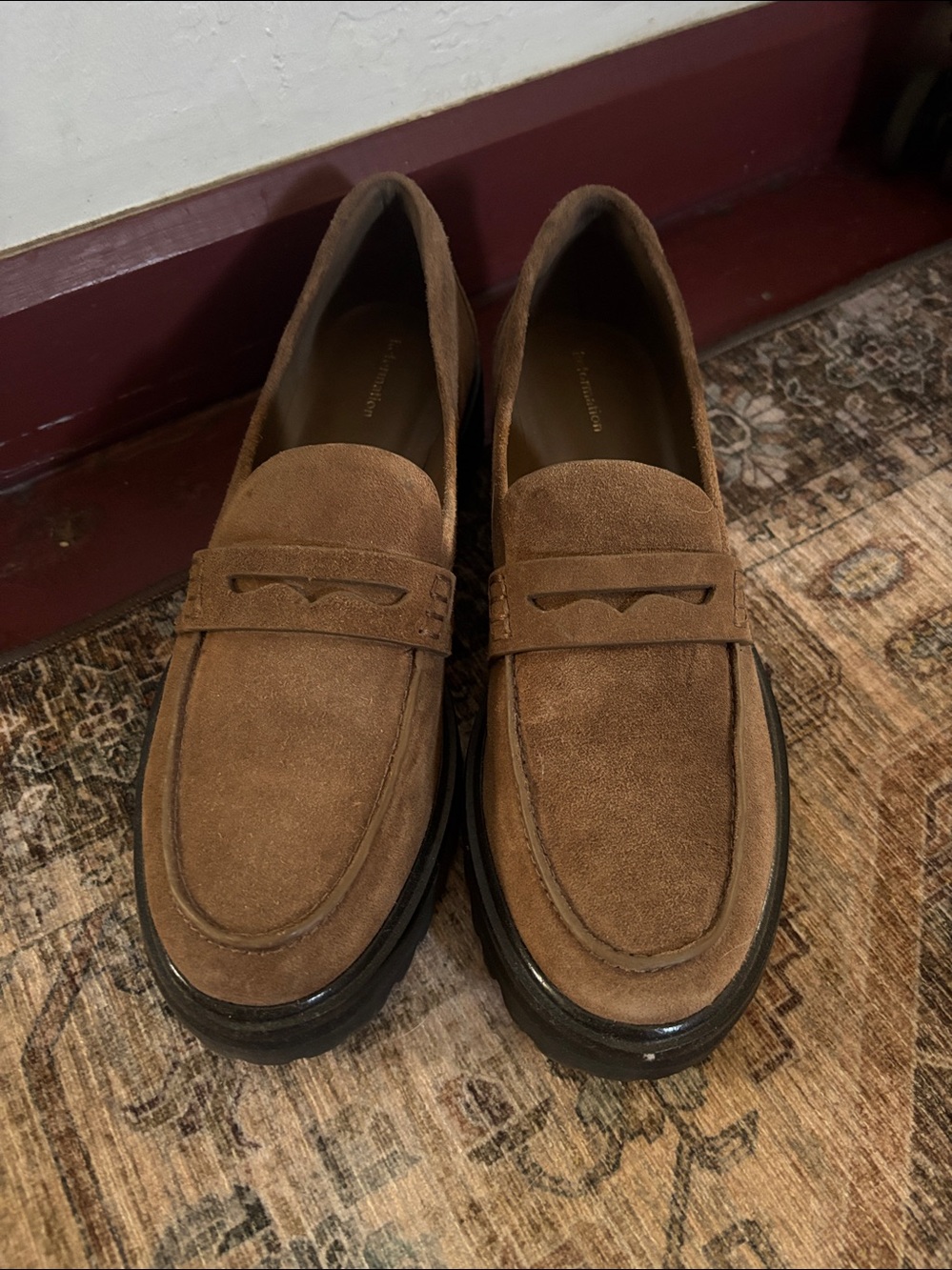 Reformation Agathea Chunky Loafer brown - Size 9.5 - Picture 5 of 8